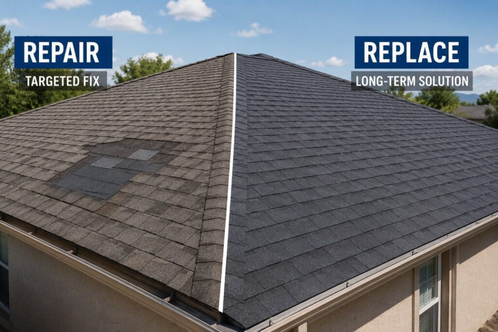 albuquerque-roof-repair-vs-replacement-asphalt-shingles